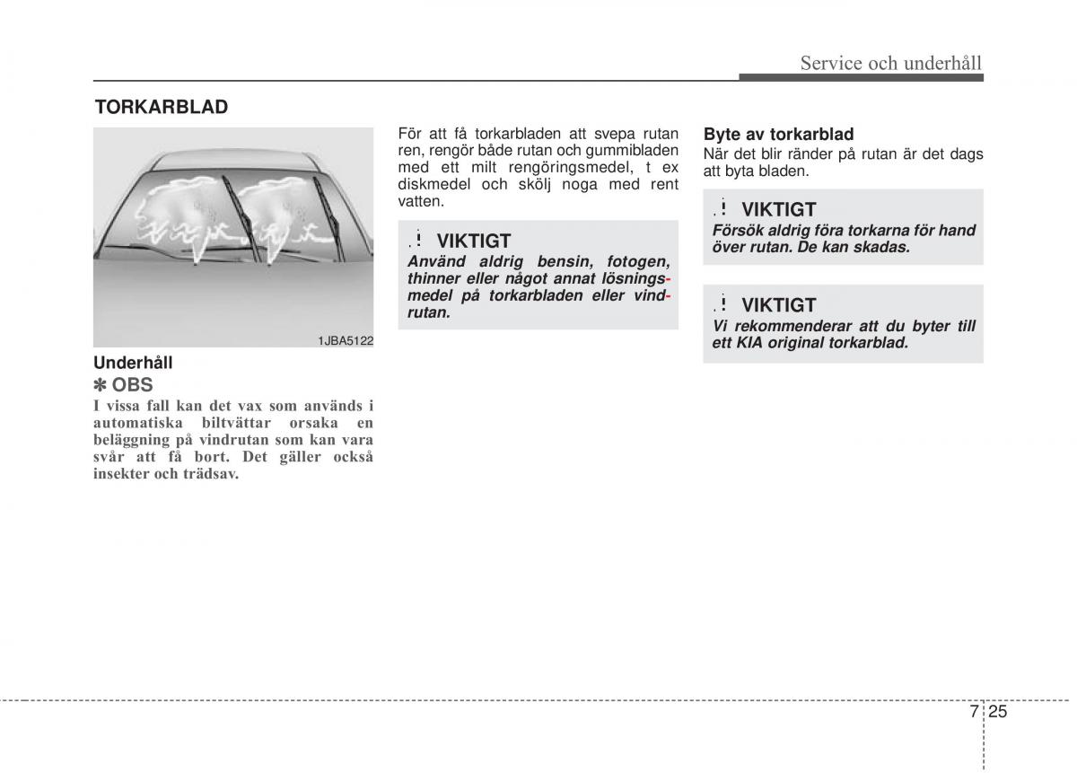 KIA Rio Pride UB instruktionsbok / page 354