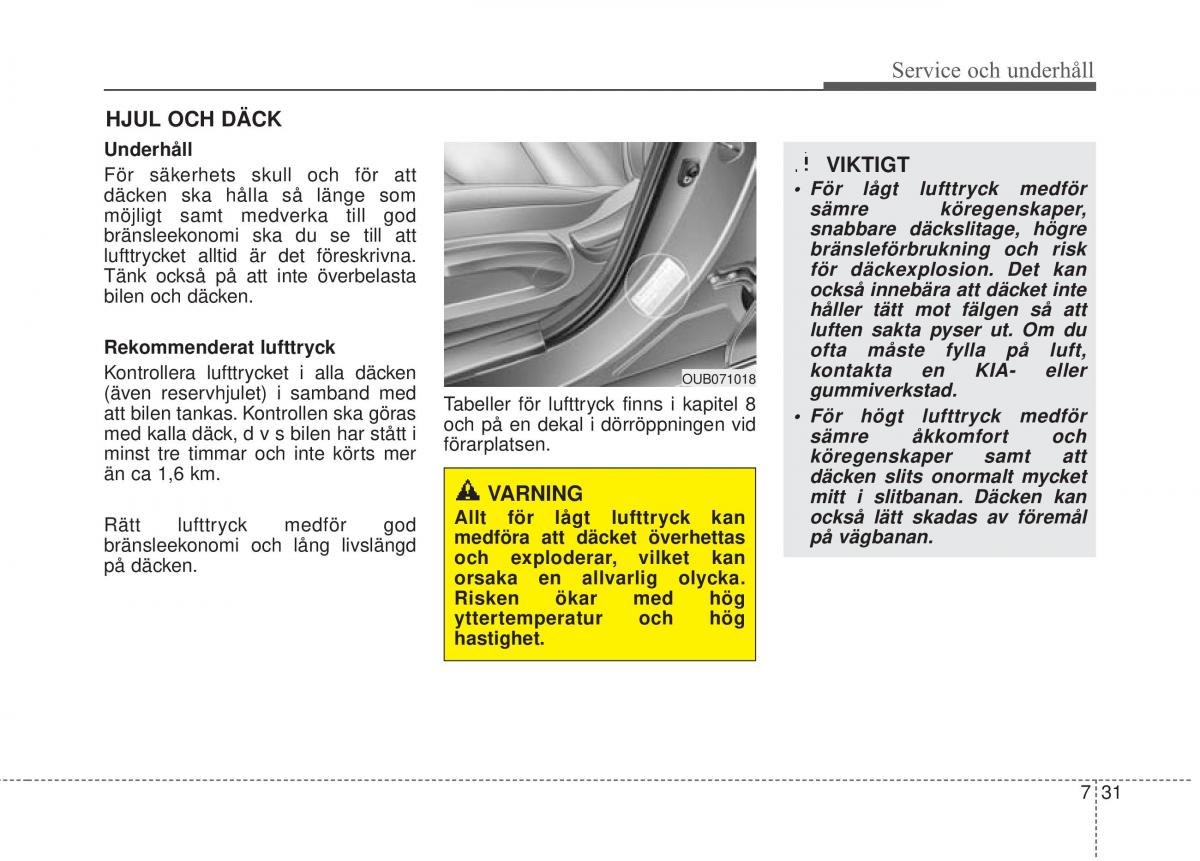 KIA Rio Pride UB instruktionsbok / page 360