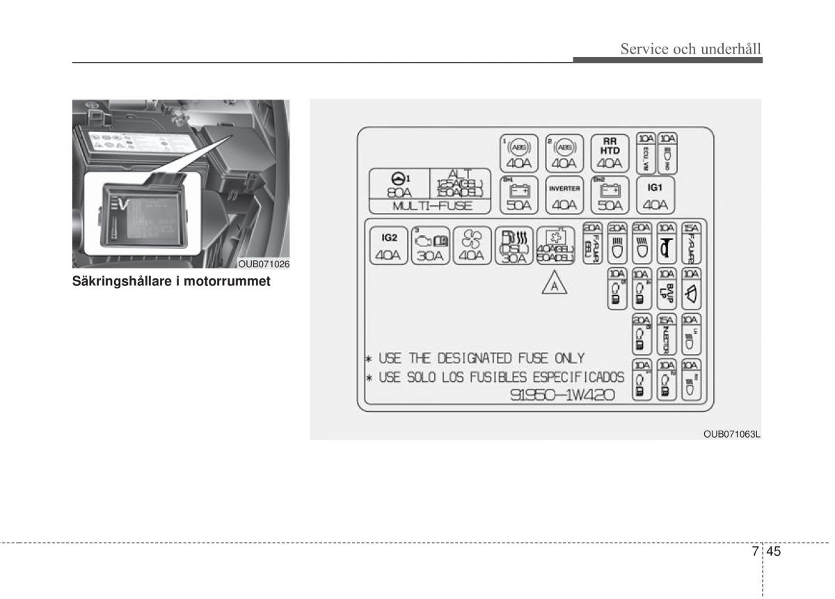 KIA Rio Pride UB instruktionsbok / page 374