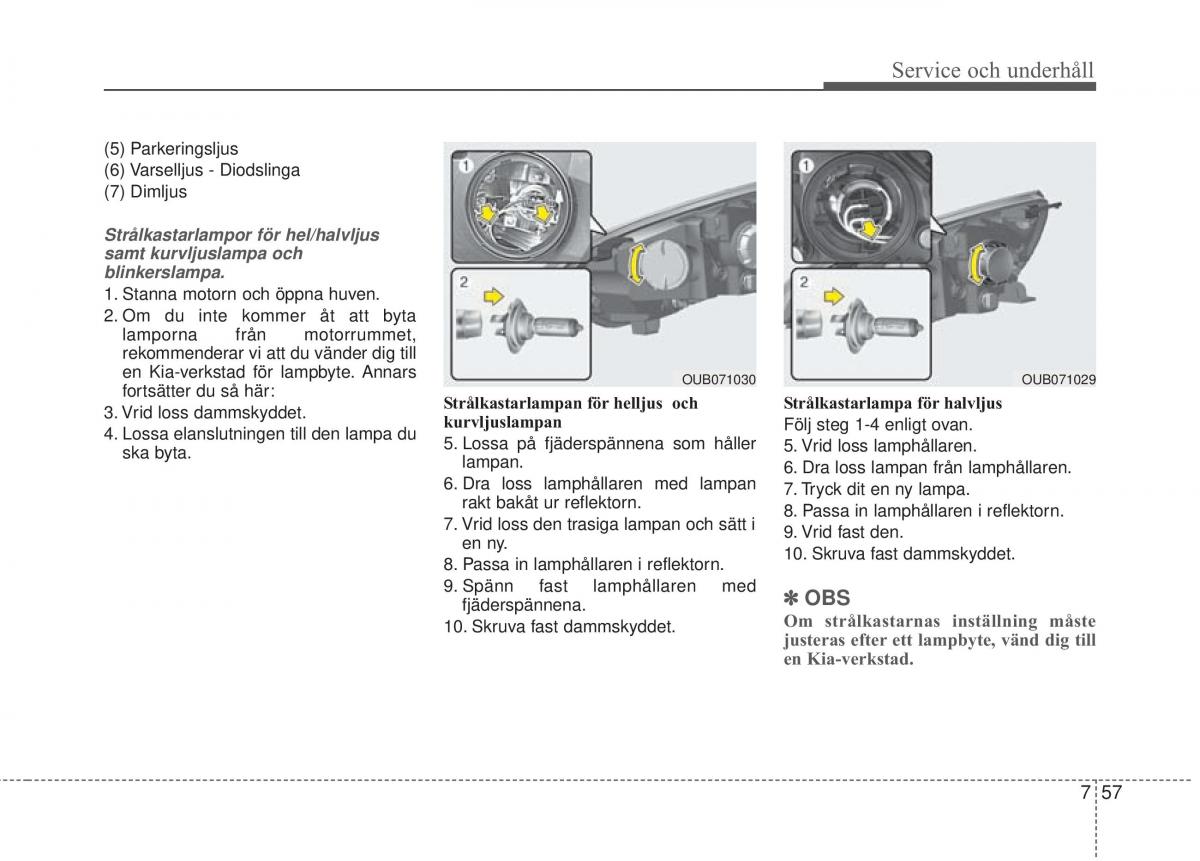 KIA Rio Pride UB instruktionsbok / page 386