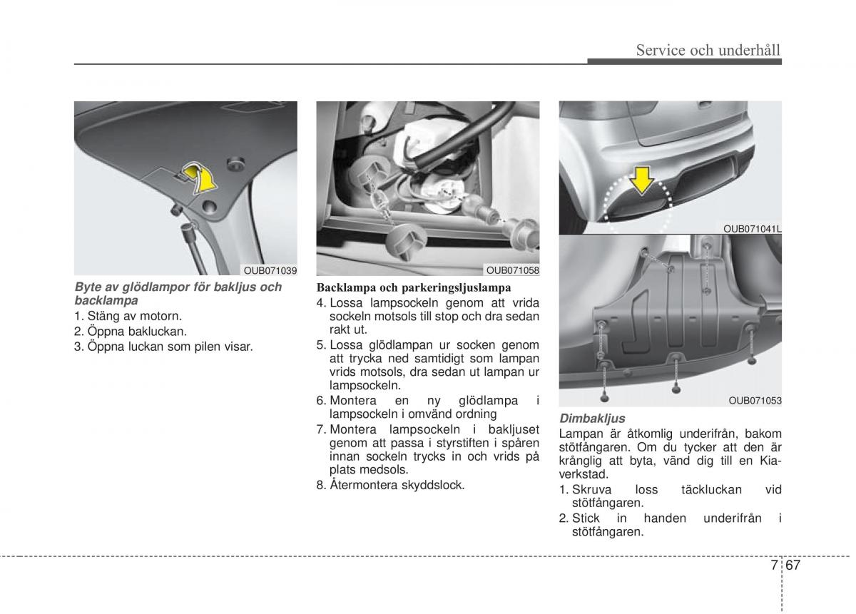 KIA Rio Pride UB instruktionsbok / page 396