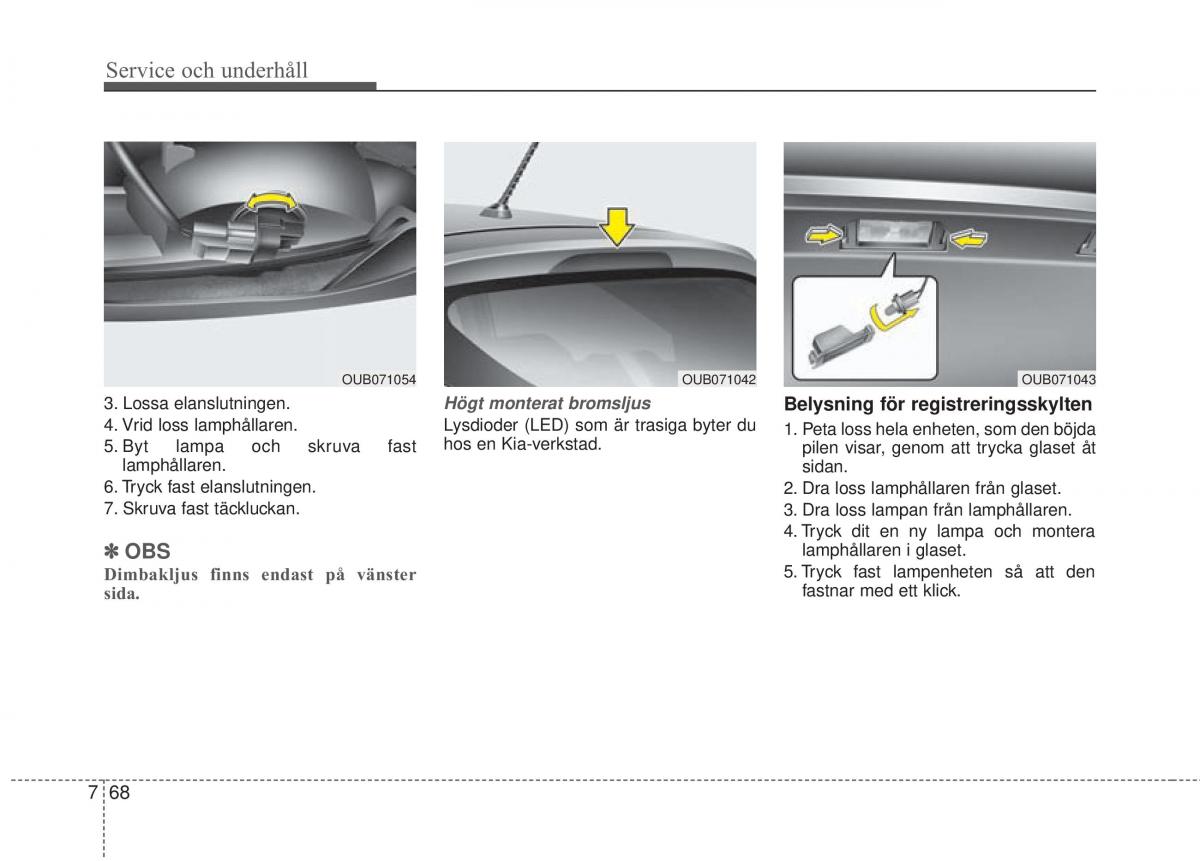 KIA Rio Pride UB instruktionsbok / page 397