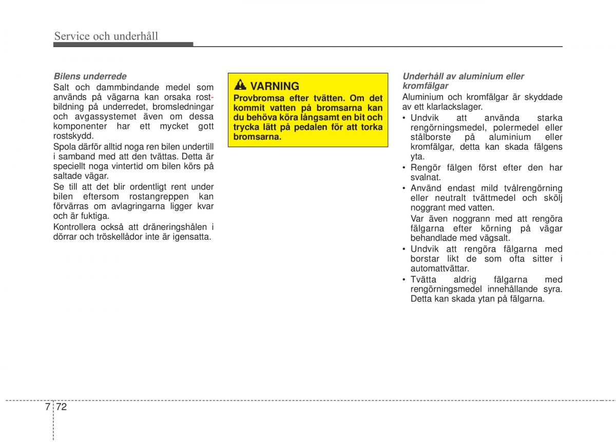 KIA Rio Pride UB instruktionsbok / page 401