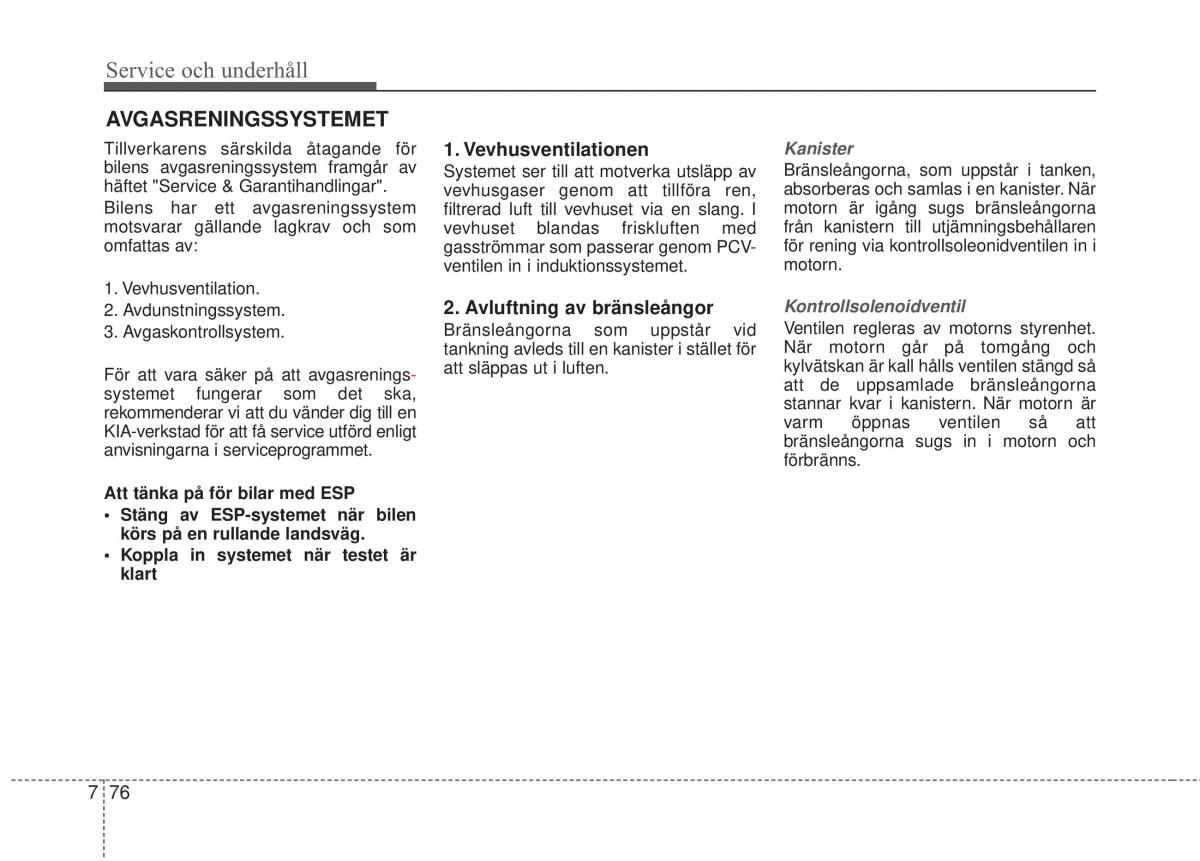 KIA Rio Pride UB instruktionsbok / page 405