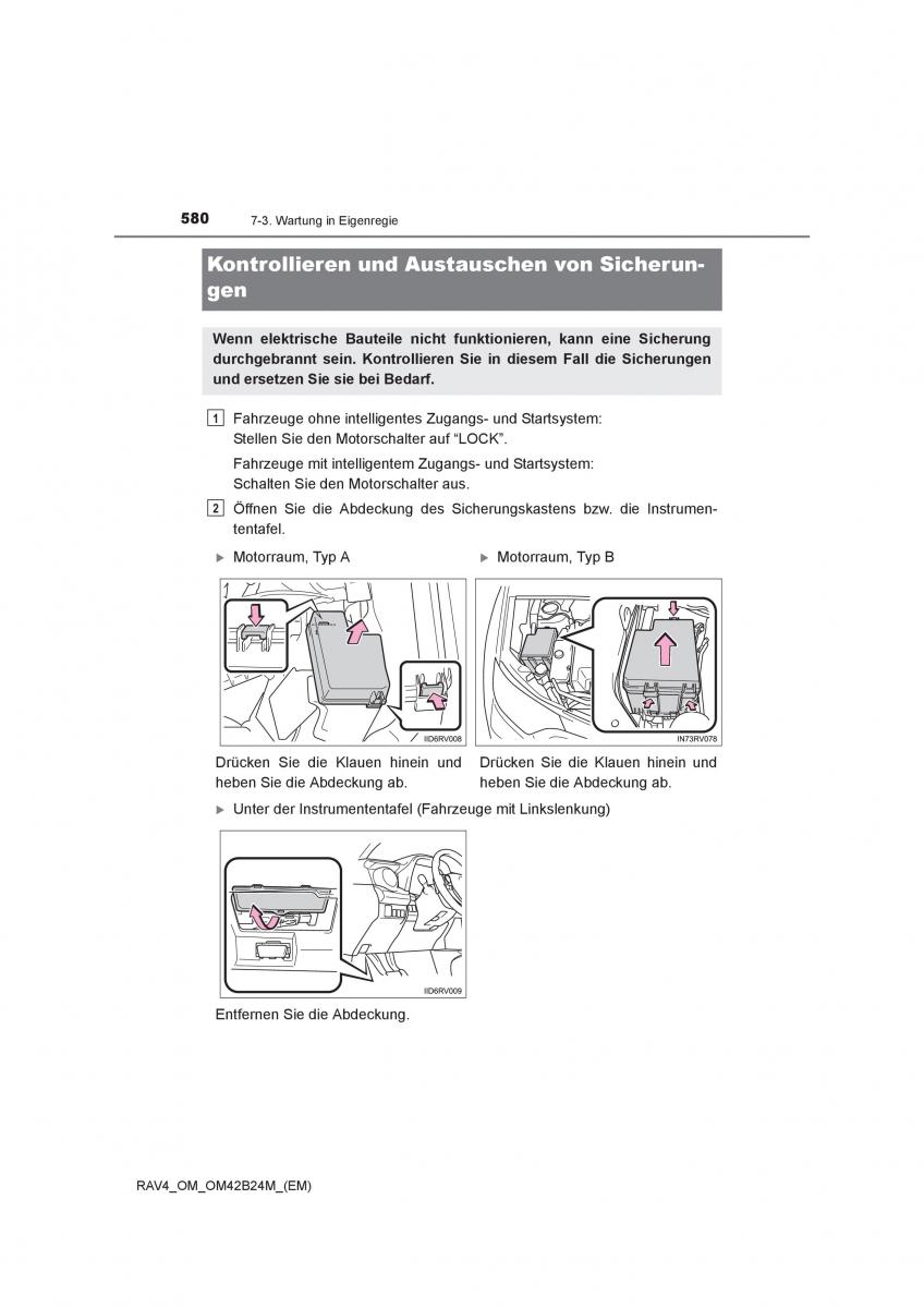 manual  Toyota RAV4 IV 4 Handbuch / page 580