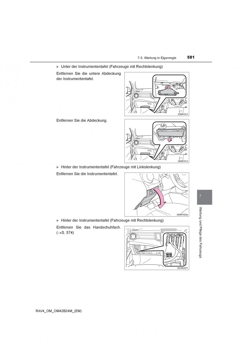 manual  Toyota RAV4 IV 4 Handbuch / page 581