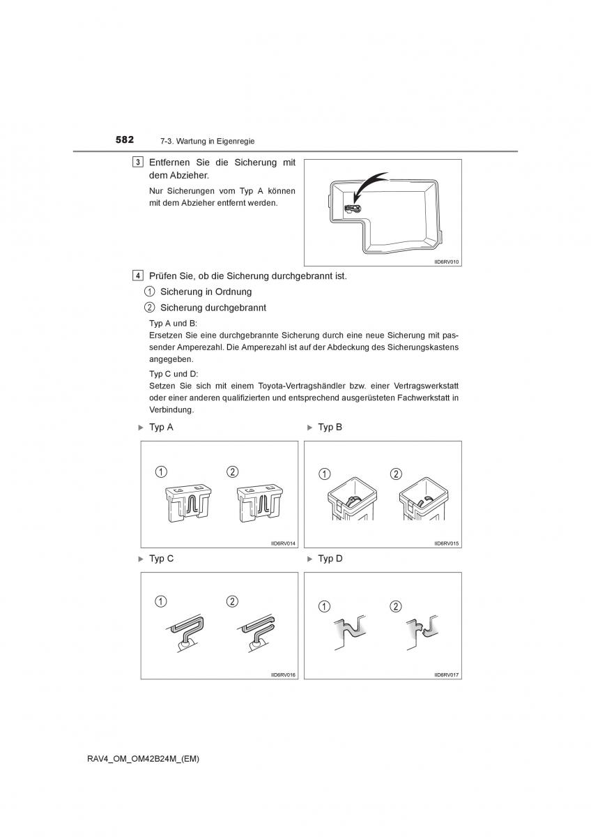 manual  Toyota RAV4 IV 4 Handbuch / page 582