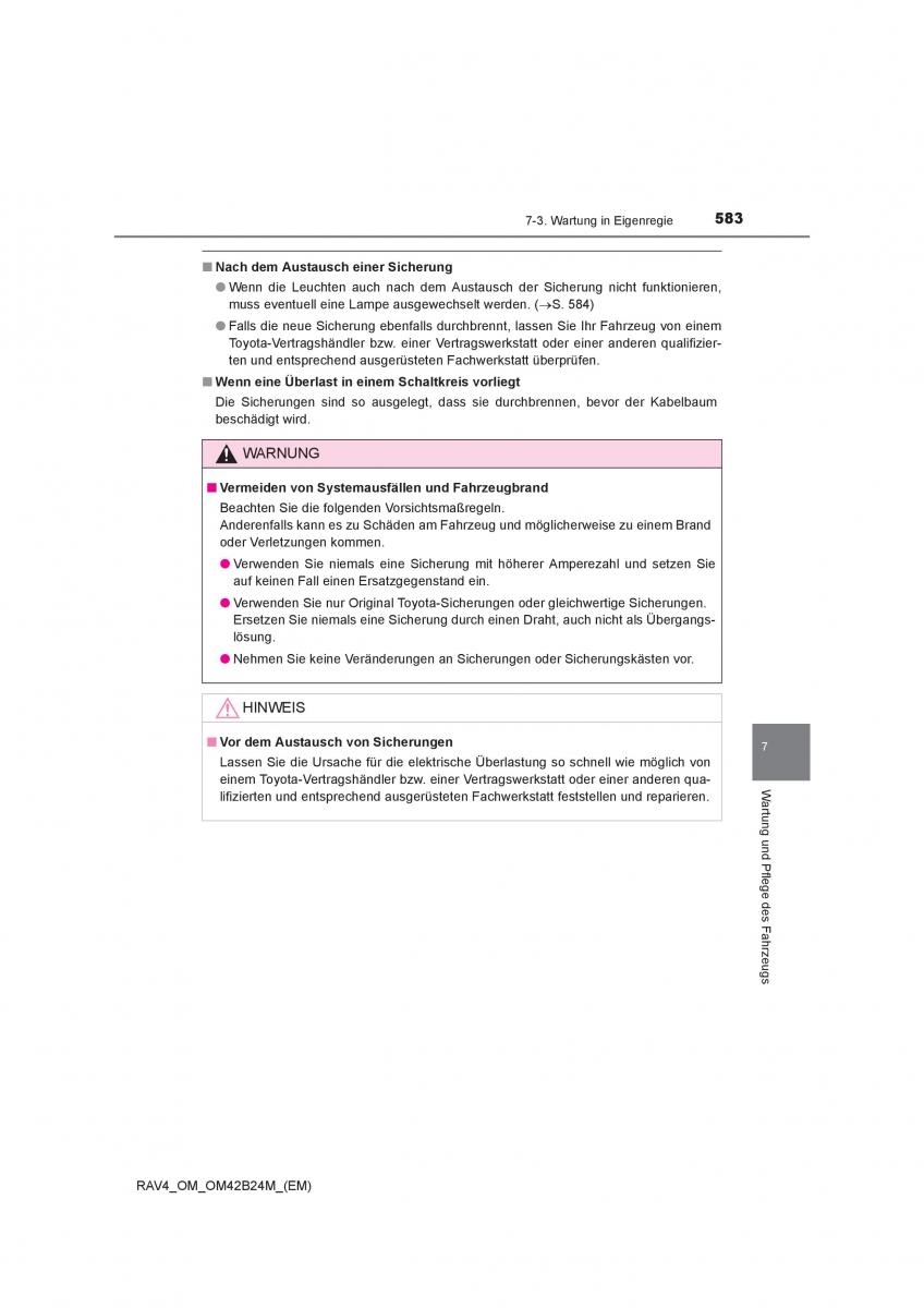 manual  Toyota RAV4 IV 4 Handbuch / page 583