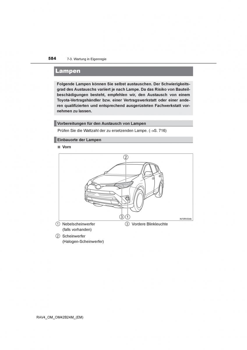 manual  Toyota RAV4 IV 4 Handbuch / page 584