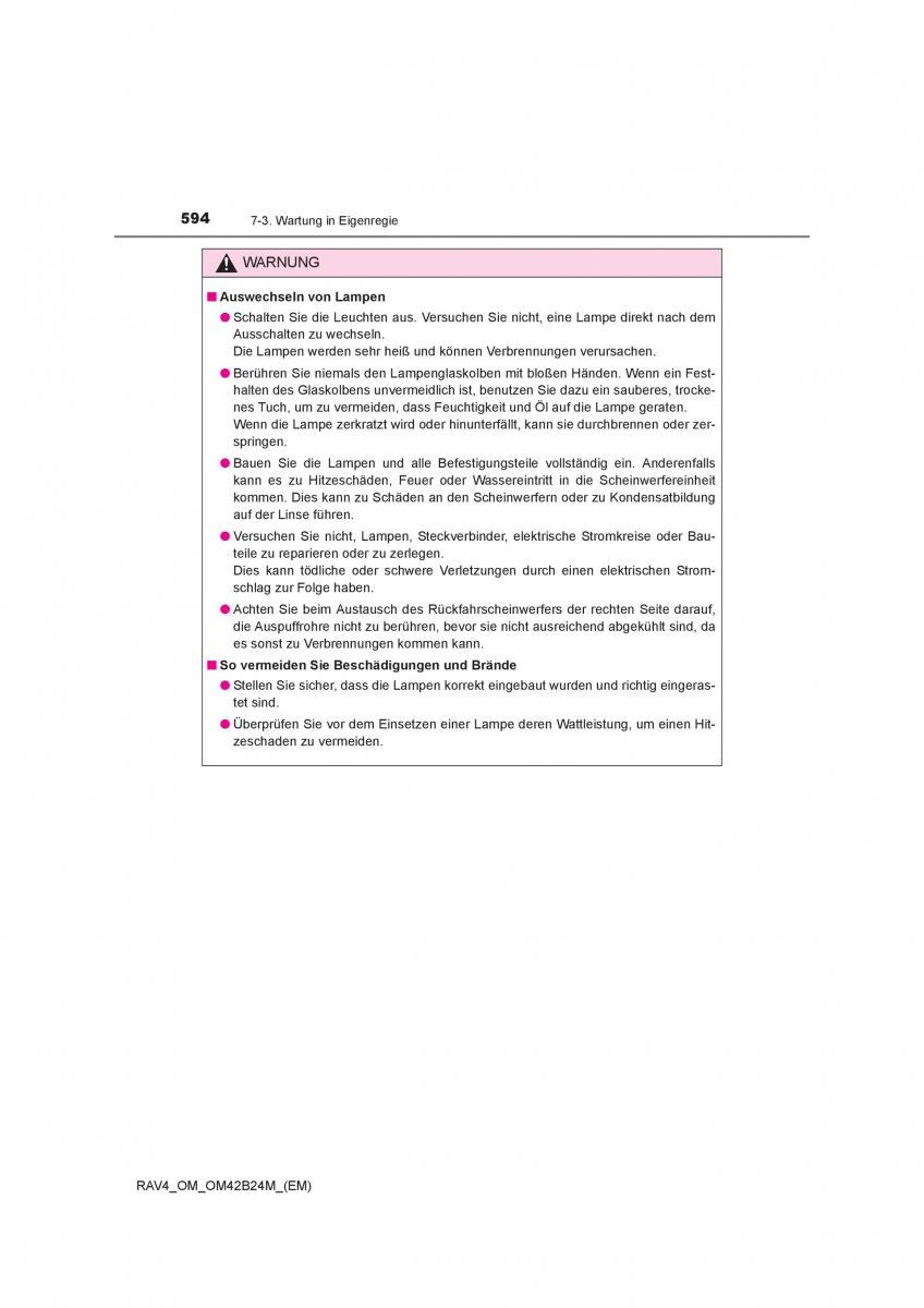 manual  Toyota RAV4 IV 4 Handbuch / page 594