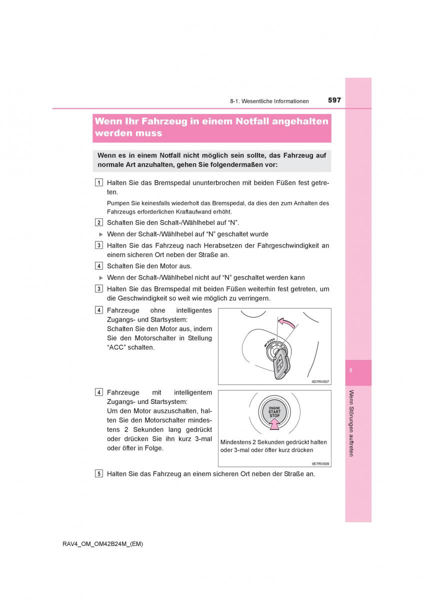 manual  Toyota RAV4 IV 4 Handbuch / page 597