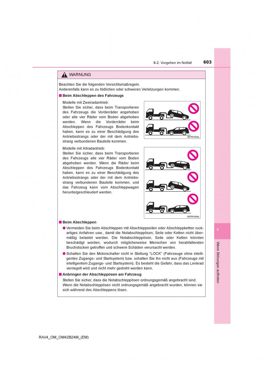 manual  Toyota RAV4 IV 4 Handbuch / page 603