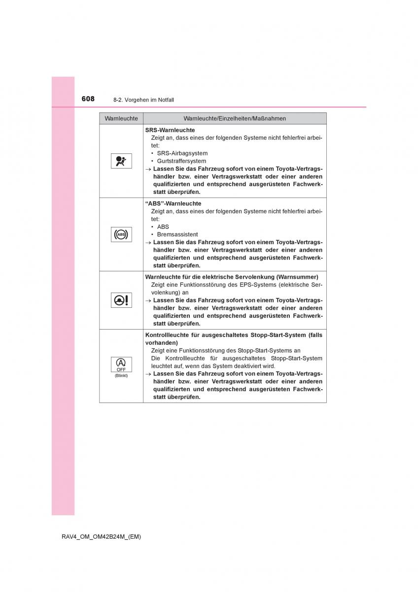 manual  Toyota RAV4 IV 4 Handbuch / page 608