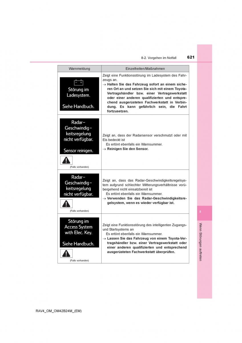 manual  Toyota RAV4 IV 4 Handbuch / page 621