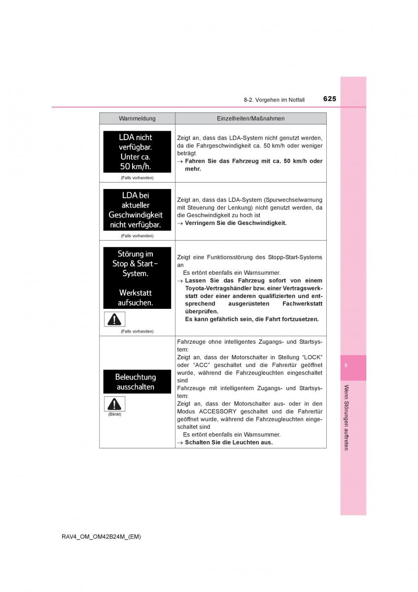 manual  Toyota RAV4 IV 4 Handbuch / page 625