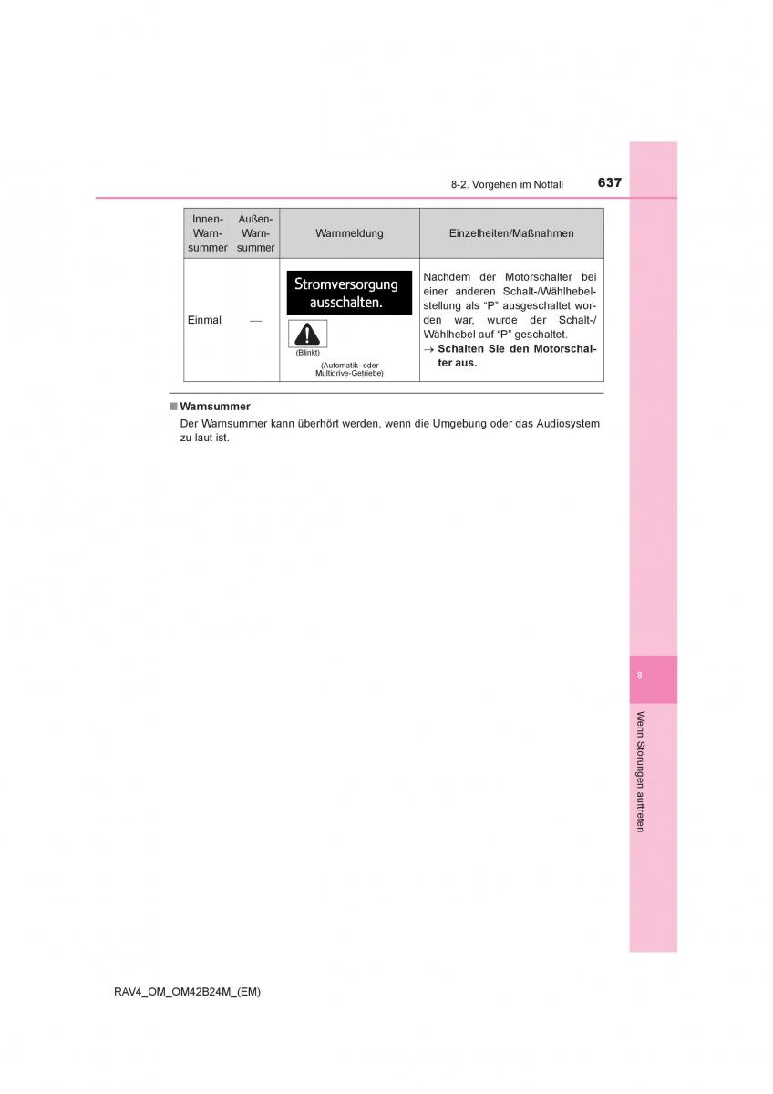 manual  Toyota RAV4 IV 4 Handbuch / page 637