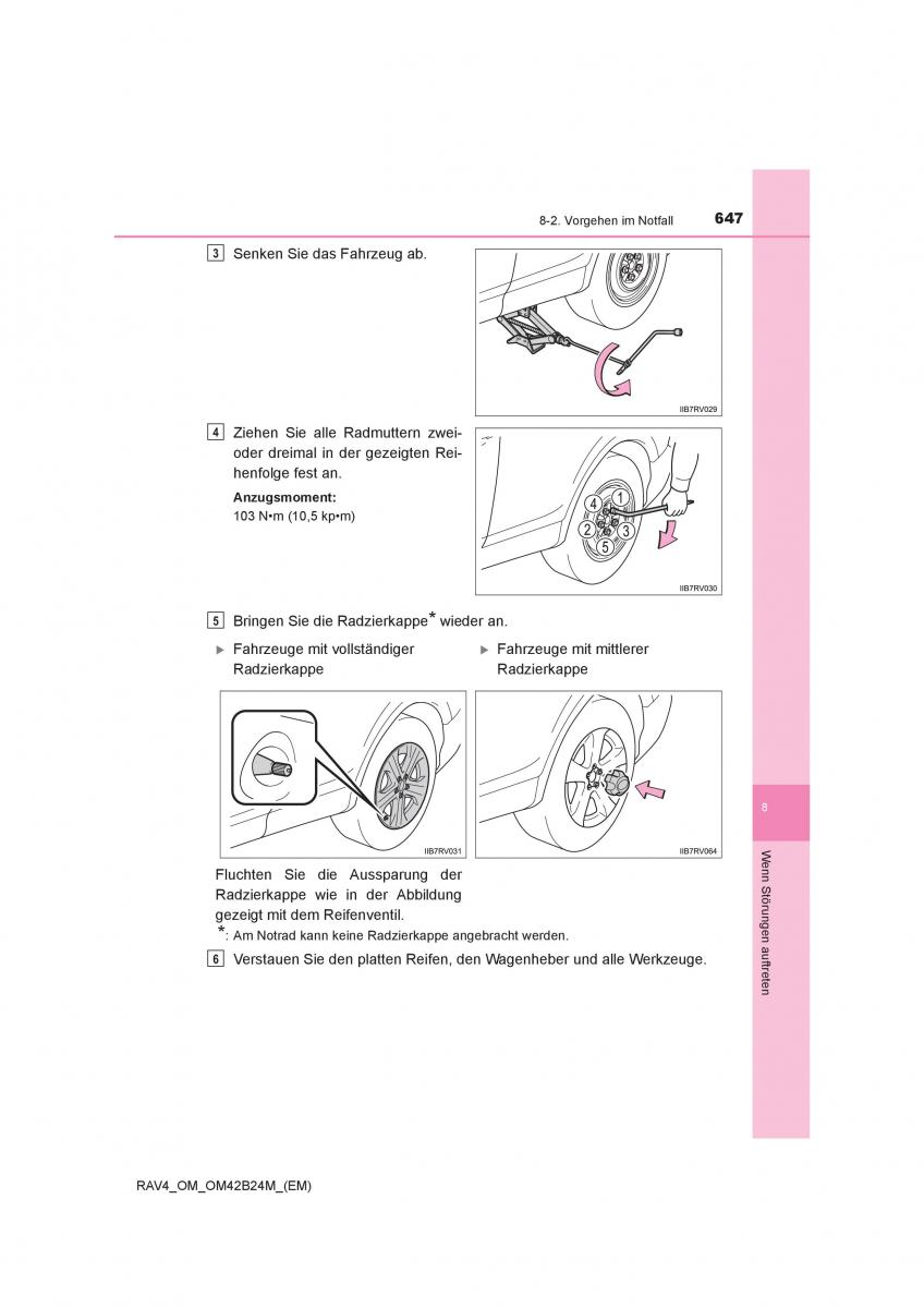 manual  Toyota RAV4 IV 4 Handbuch / page 647