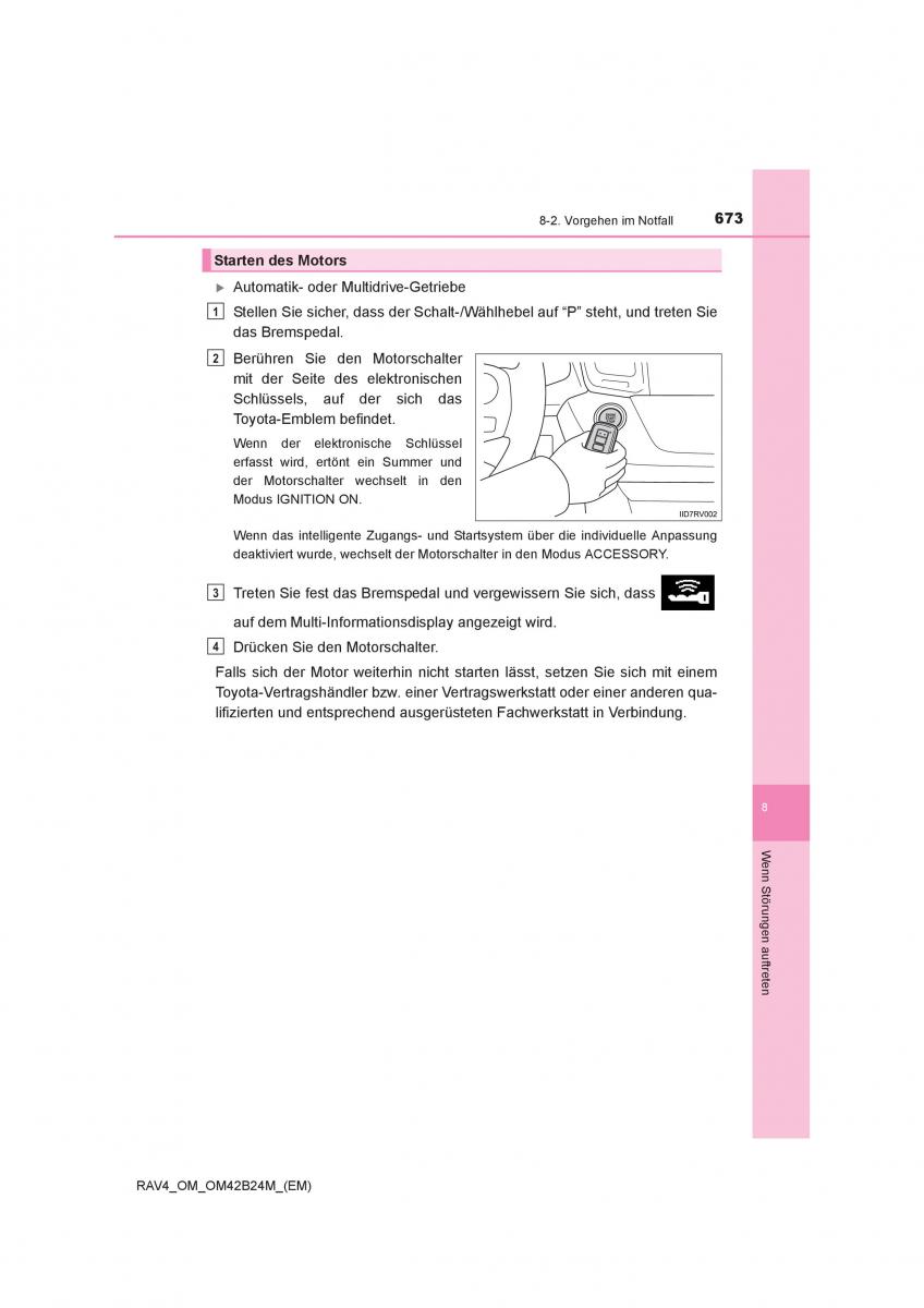 manual  Toyota RAV4 IV 4 Handbuch / page 673