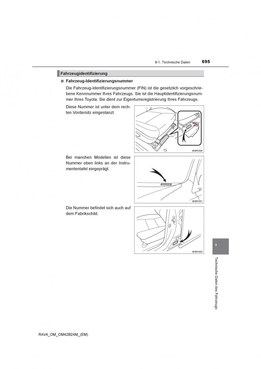 manual  Toyota RAV4 IV 4 Handbuch / page 695