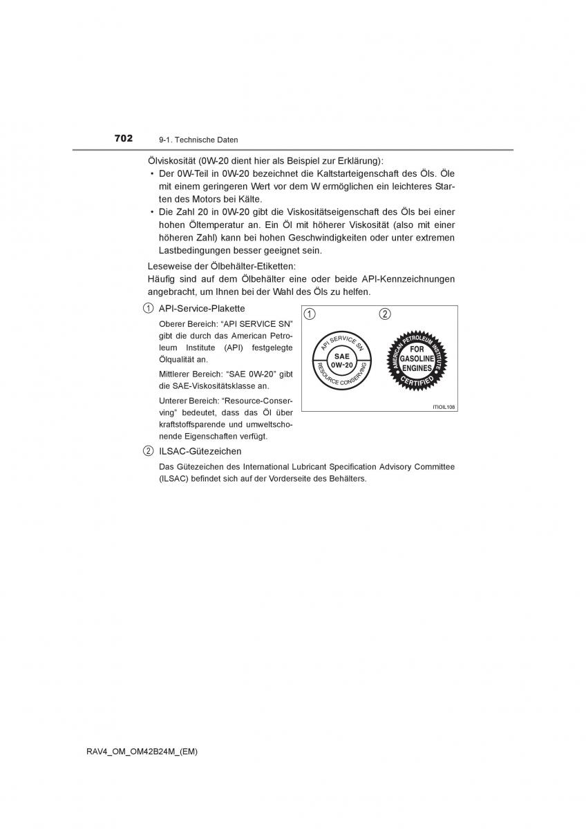 manual  Toyota RAV4 IV 4 Handbuch / page 702