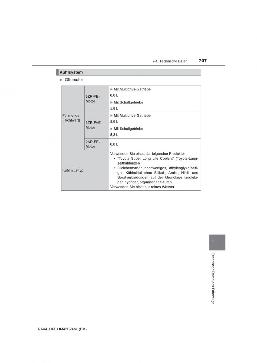 manual  Toyota RAV4 IV 4 Handbuch / page 707
