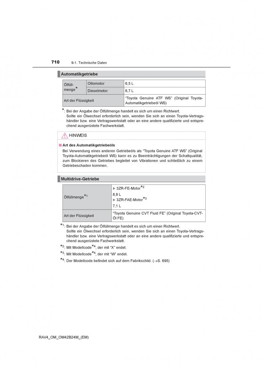 manual  Toyota RAV4 IV 4 Handbuch / page 710