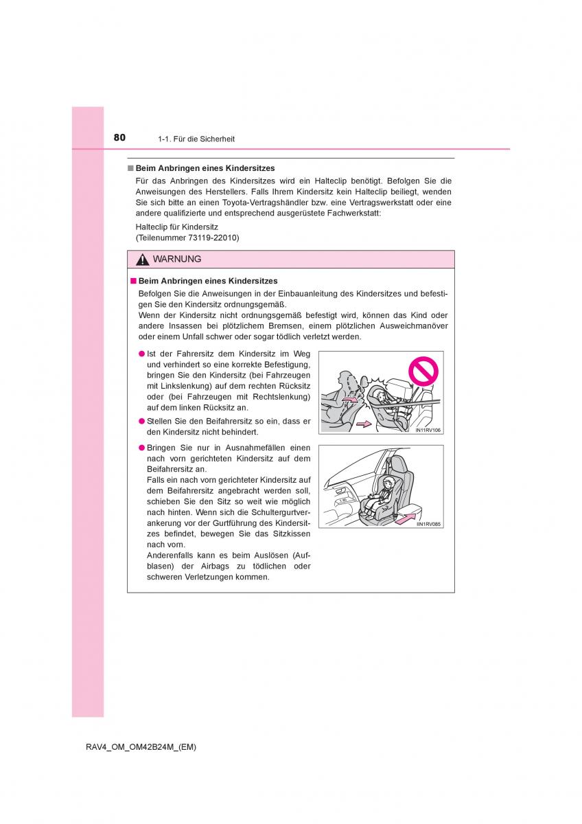 manual  Toyota RAV4 IV 4 Handbuch / page 80