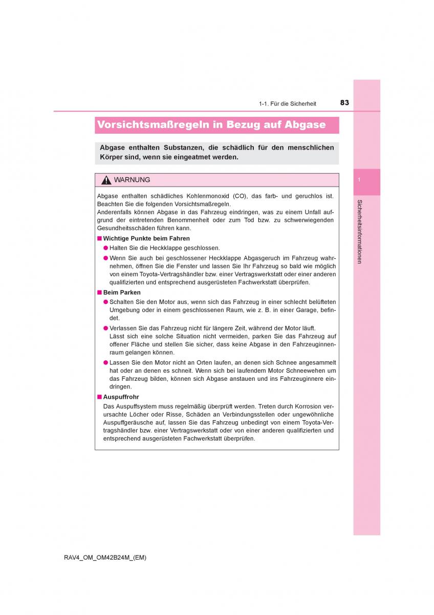 manual  Toyota RAV4 IV 4 Handbuch / page 83
