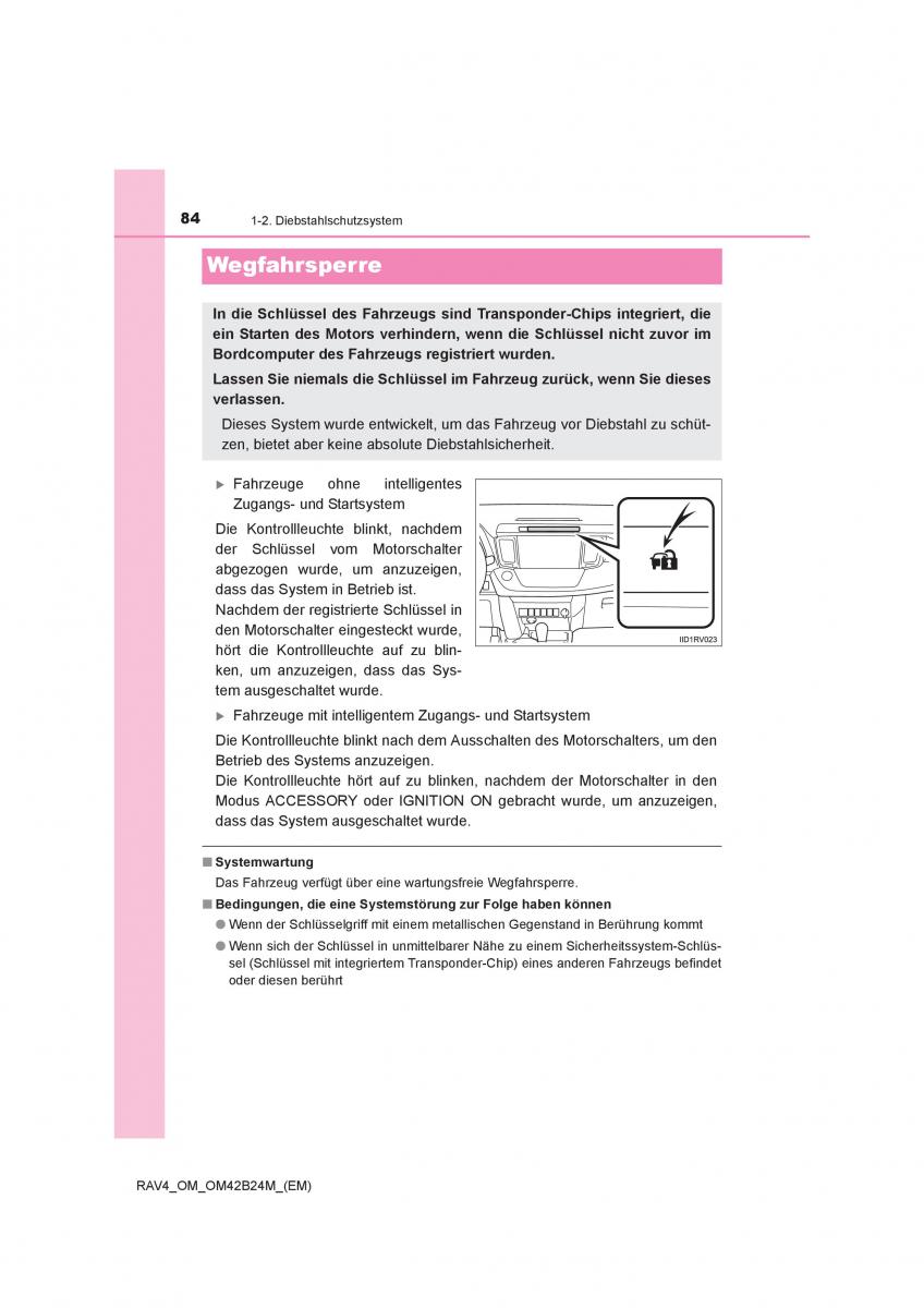 manual  Toyota RAV4 IV 4 Handbuch / page 84