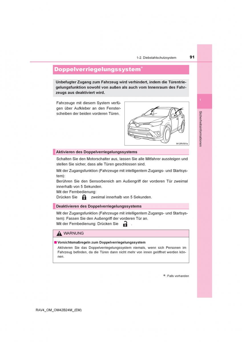 manual  Toyota RAV4 IV 4 Handbuch / page 91