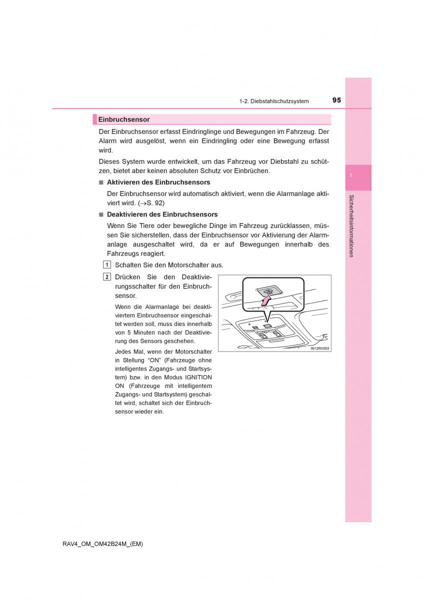 manual  Toyota RAV4 IV 4 Handbuch / page 95