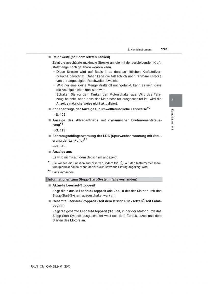 manual  Toyota RAV4 IV 4 Handbuch / page 113