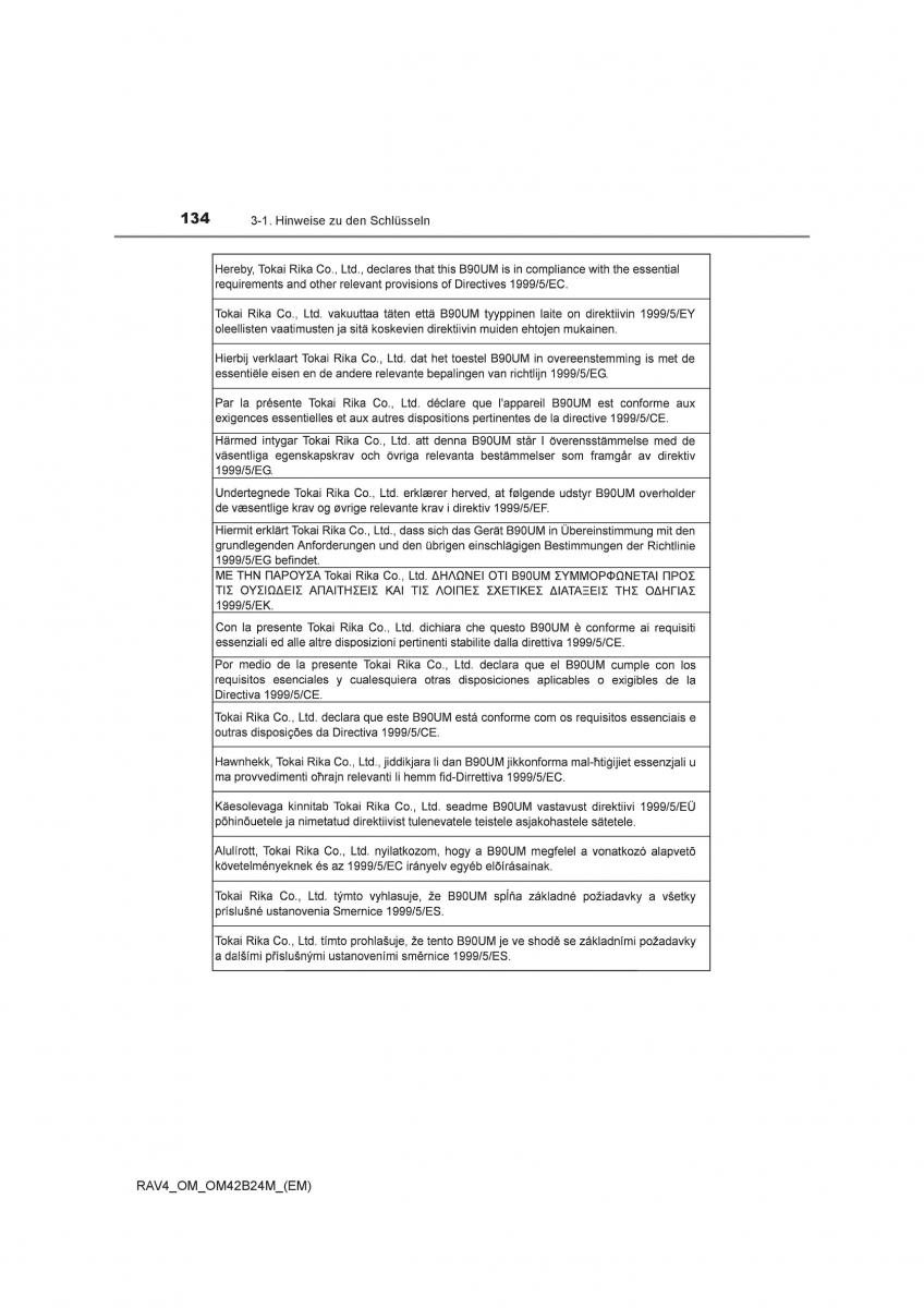 manual  Toyota RAV4 IV 4 Handbuch / page 134