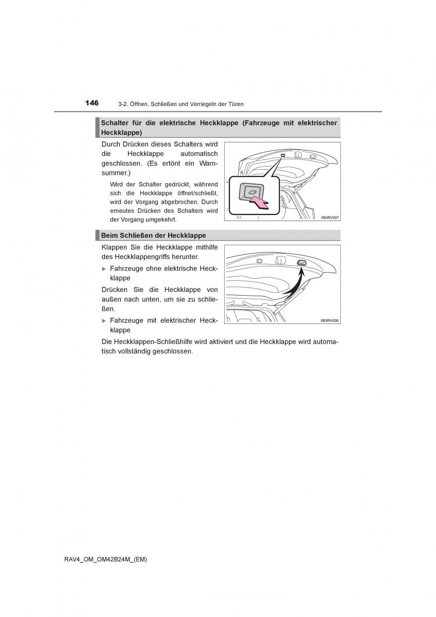 manual  Toyota RAV4 IV 4 Handbuch / page 146