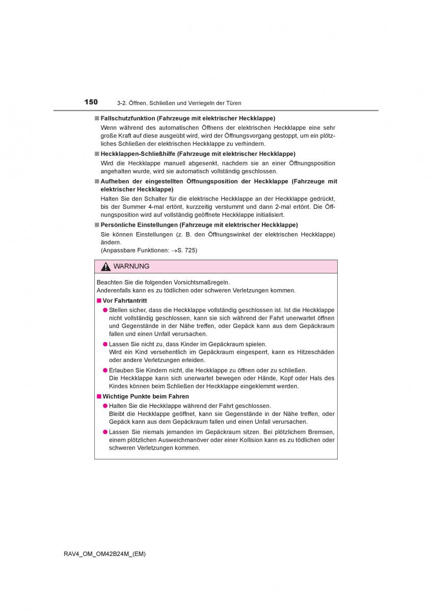 manual  Toyota RAV4 IV 4 Handbuch / page 150