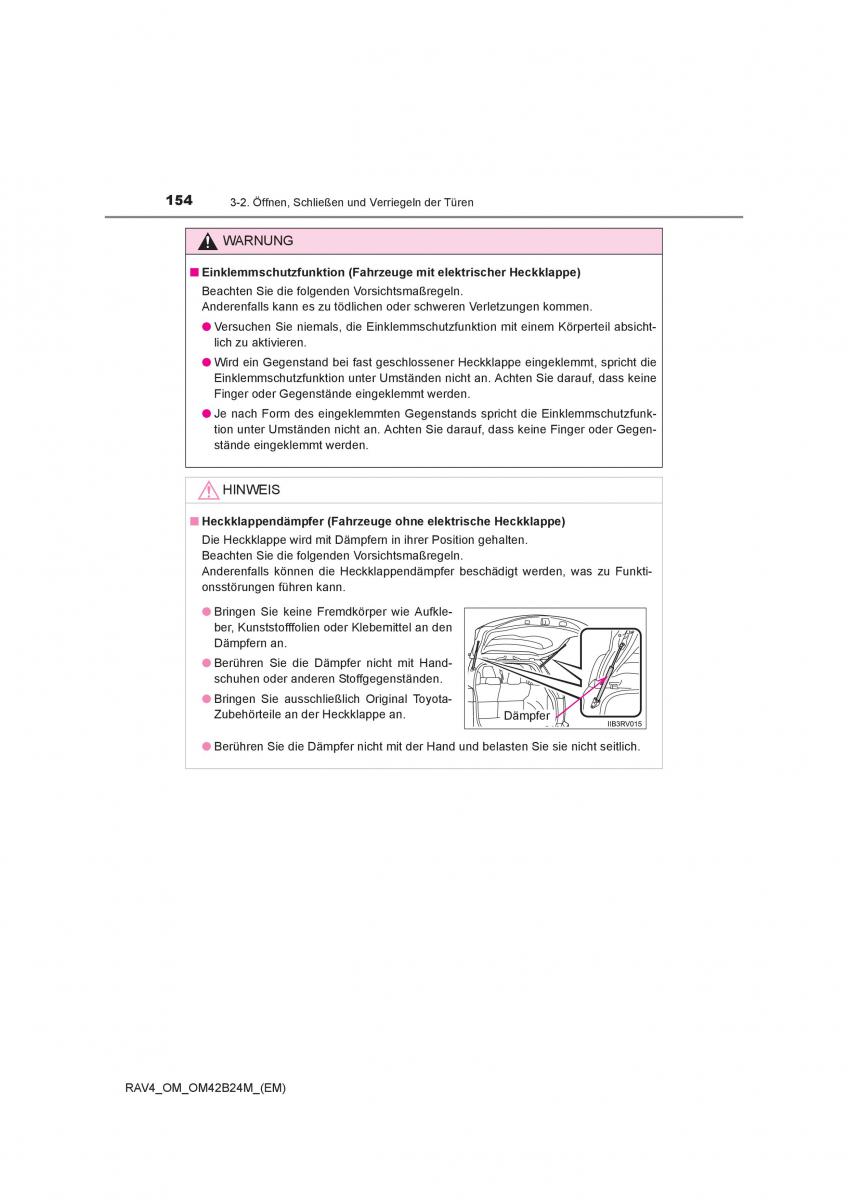 manual  Toyota RAV4 IV 4 Handbuch / page 154