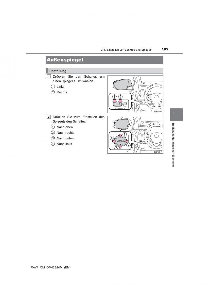 manual  Toyota RAV4 IV 4 Handbuch / page 185