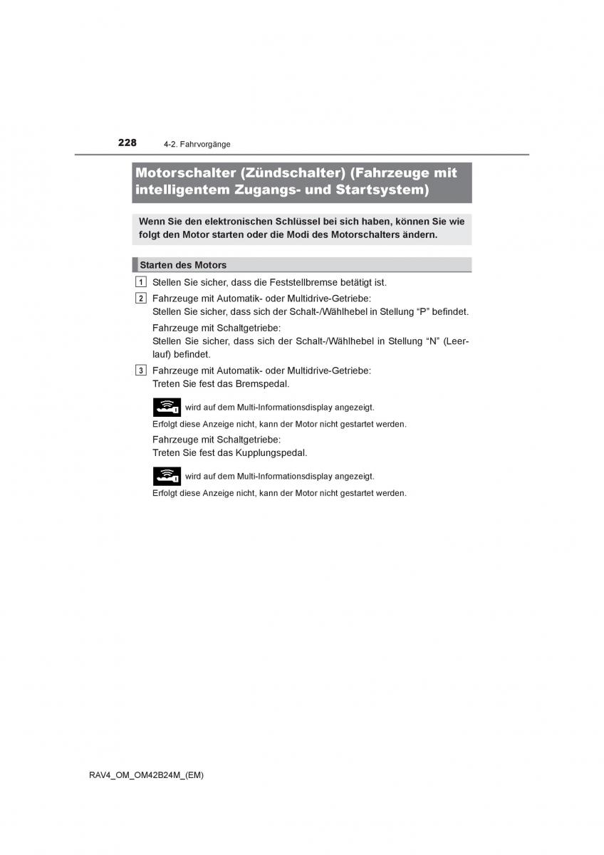 manual  Toyota RAV4 IV 4 Handbuch / page 228