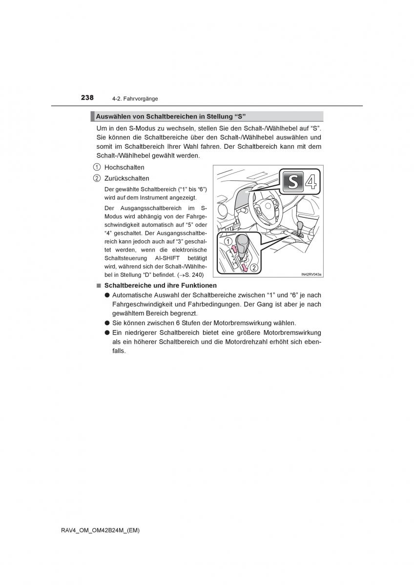 manual  Toyota RAV4 IV 4 Handbuch / page 238