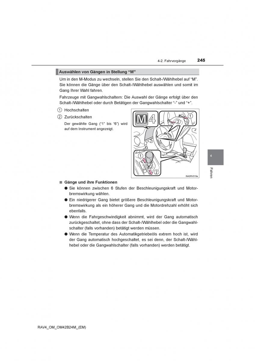 manual  Toyota RAV4 IV 4 Handbuch / page 245