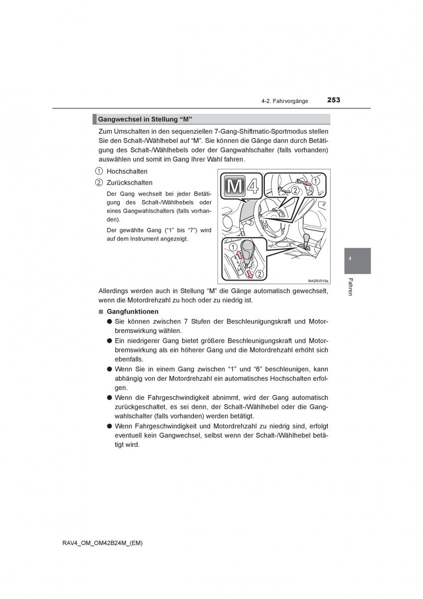 manual  Toyota RAV4 IV 4 Handbuch / page 253