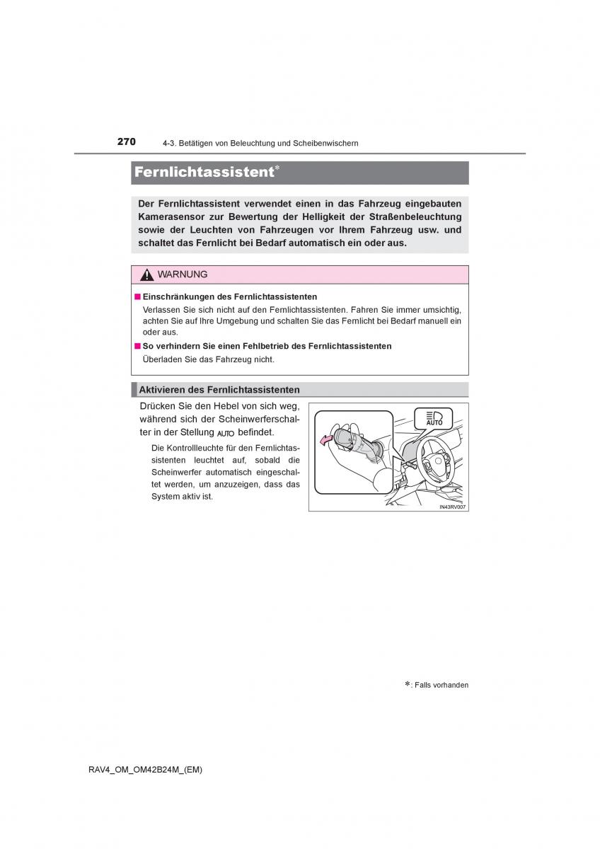 manual  Toyota RAV4 IV 4 Handbuch / page 270