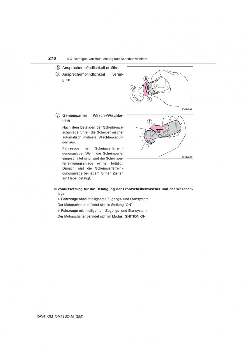 manual  Toyota RAV4 IV 4 Handbuch / page 278