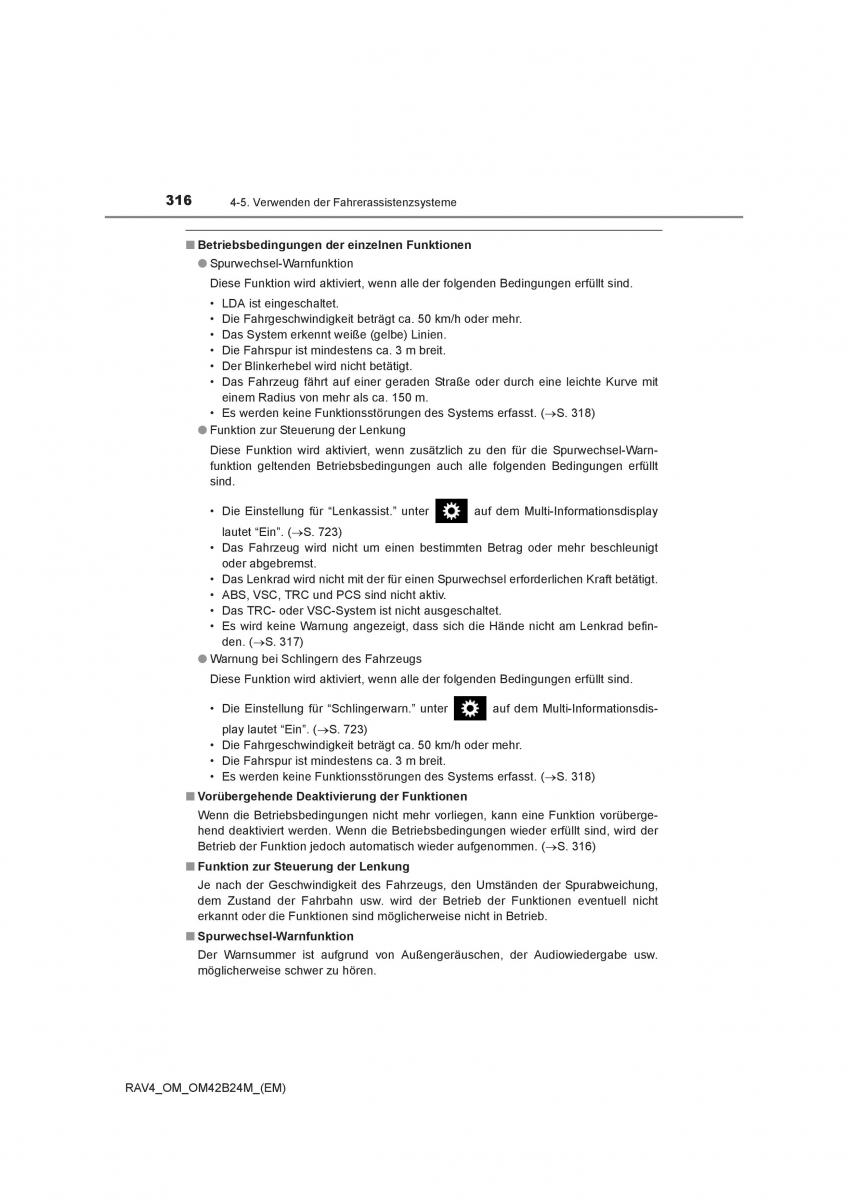 manual  Toyota RAV4 IV 4 Handbuch / page 316