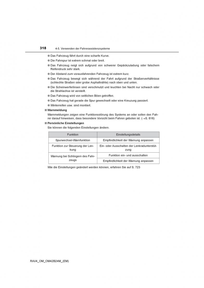 manual  Toyota RAV4 IV 4 Handbuch / page 318