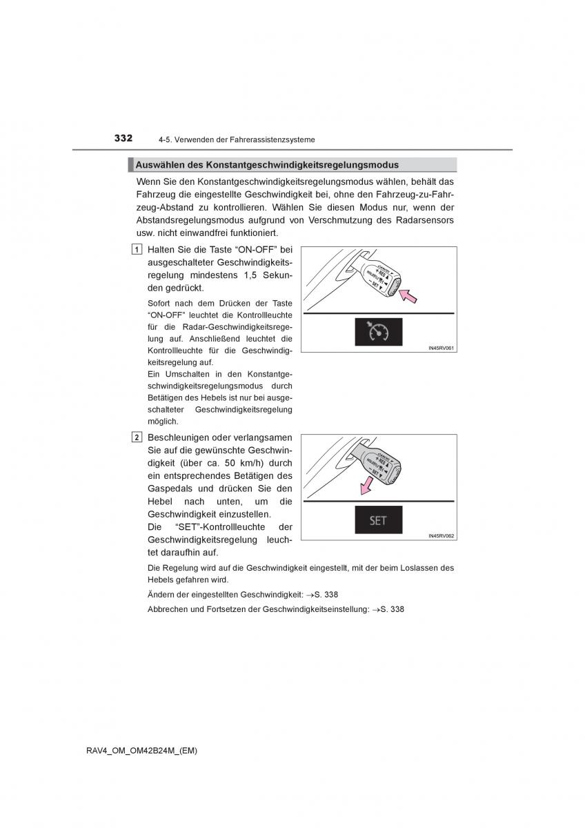 manual  Toyota RAV4 IV 4 Handbuch / page 332