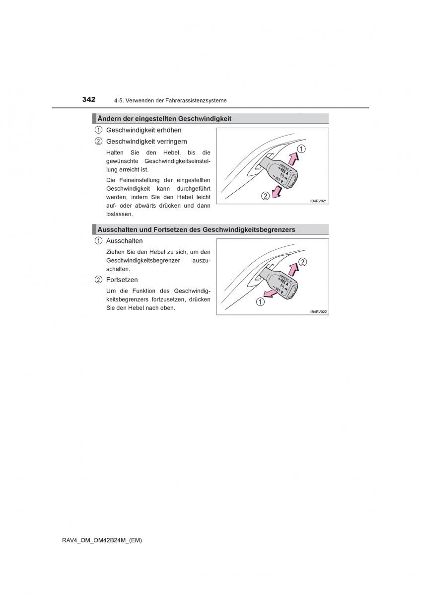 manual  Toyota RAV4 IV 4 Handbuch / page 342