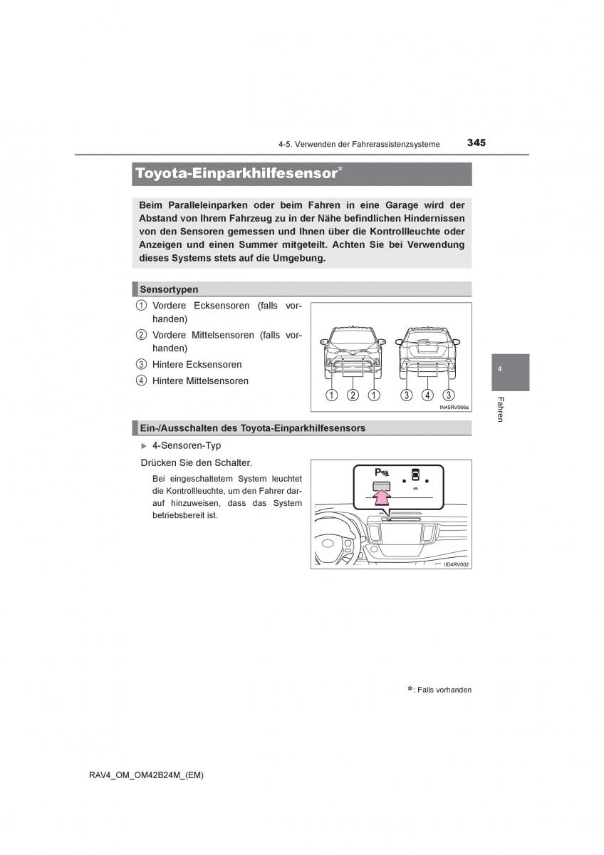 manual  Toyota RAV4 IV 4 Handbuch / page 345