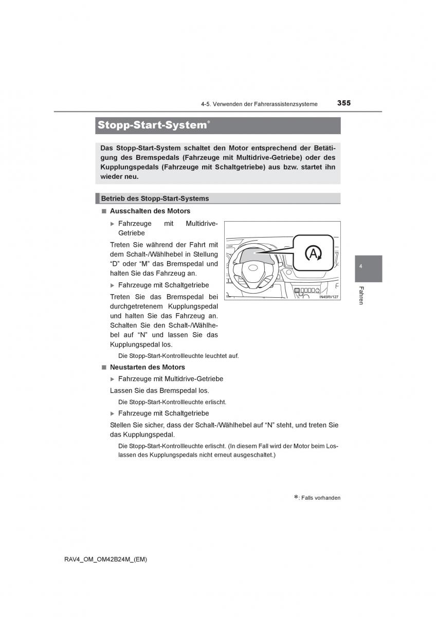 manual  Toyota RAV4 IV 4 Handbuch / page 355