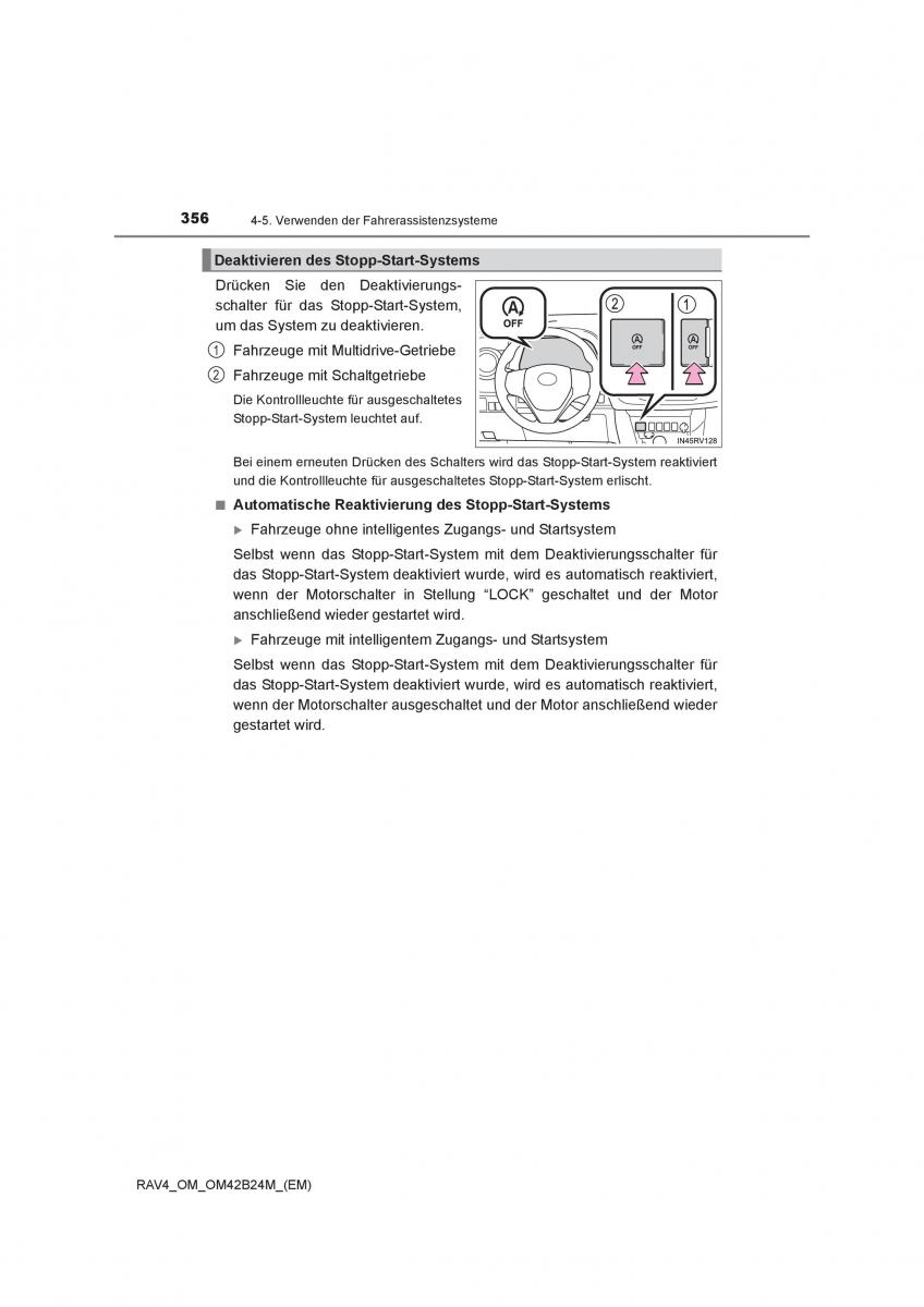 manual  Toyota RAV4 IV 4 Handbuch / page 356